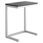 basyx; by HON; Occasional Cantilever Table, 20 3/4 inch;H x 17 1/2 inch;W x 9 13/16 inch;D, Black