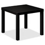 Basyx&trade; Wood Laminate Corner Table, 20 inch;H x 24 inch;W x 24 inch;D, Black