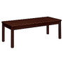 HON; Occasional Table, Coffee, 16 inch;H x 48 inch;W x 20 inch;D, Mahogany