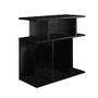 Monarch Specialties Accent Table With Open Shelves, Rectangular, 24 inch;H x 24 inch;W x 12 inch;D, Black