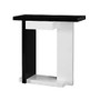 Monarch Specialties Hall Console Table, 1 Drawer, 33 inch;H x 32 inch;W x 12 inch;D, White/Black