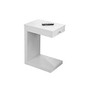 Monarch Specialties Rectangle Accent Table, 24 inch;H x 18 inch;W x 12 inch;D, White