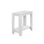 Monarch Specialties Side Table, Rectangle, 22 inch;H x 24 inch;W x 12 inch;D, White