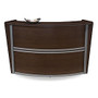 OFM Single-Marque Reception Station, 45 1/2 inch;H x 69 3/5 inch;W x 33 1/2 inch;D, Walnut