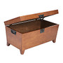 SEI Pyramid Trunk Cocktail Table, 19 inch;H x 37 3/4 inch;W x 20 3/4 inch;D, Oak