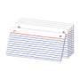 Office Wagon; Brand Binder Refill Index Cards, 3 inch; x 5 inch;, White, Pack Of 50