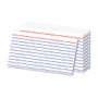 Office Wagon; Brand Ruled Index Cards, 3 inch; x 5 inch;, White, Pack Of 300