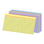 Office Wagon; Brand Ruled Rainbow Index Cards, 3 inch; x 5 inch;, Assorted Colors, Pack Of 100