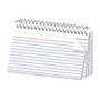 Office Wagon; Brand Spiral Index Cards, 5 inch; x 8 inch;, Ruled, White, Pack Of 50