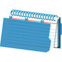 Office Wagon; Brand Viewfront Spiral Index Cards With Polypropylene Cover, 3 inch; x 5 inch; Cards, Assorted Colors, 50 Bound Cards