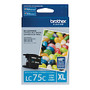 Brother; LC75C High-Yield Cyan Ink Cartridge