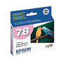 Epson; 78, (T078620) Claria; Hi-Definition Light Magenta Ink Cartridge