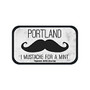 AmuseMints; Destination Mint Candy, Mustache Mints Portland, 0.56 Oz, Pack Of 24