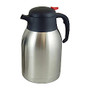 Genuine Joe Everyday 8-Cup Stainless Steel Vacuum-Insulated Carafe, Silver/Black