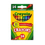 Crayola; Crayon Box, Assorted Colors, Pack Of 24