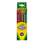 Crayola; Twistables; Color Pencils, Assorted Colors, Set Of 12
