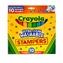 Crayola; Ultra-Clean Washable Stamper Markers, Assorted Colors, Pack Of 10