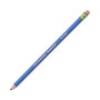 Dixon Ticonderoga Eraser Tipped Checking Pencils - HB Lead Degree (Hardness) - Blue Lead