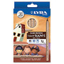 Lyra Color Giants Skin Tone Colored Pencils - 6.3 mm Lead Diameter - Assorted Lead - 12 / Set