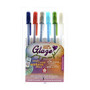 Sakura Gelly Roll Glaze Pens, 0.8 mm, Assorted Colors, 6 Pens Per Set, Pack Of 2 Sets