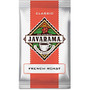 DS Services Javarama French Roast Coffee Packs - Caffeinated - French Roast - Medium/Dark - 2 oz Per Pack - 24 Packet - 24 / Carton