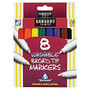 Sargent Art Washable Markers, Broad Tip, Assorted Colors, Box Of 8