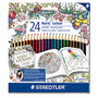 Staedtler; Johanna Basford Colored Pencils, Assorted Colors, Pack Of 24