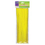 Chenille Kraft Yellow Jumbo Pipe Cleaners, Pack Of 100