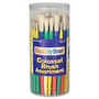 ChenilleKraft Colossal Paint Brush Assortment, Plastic, Multicolor, 58 Brushes