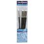 Colour Shaper Painting And Pastel Blending Tools, No. 2, Assorted Soft, Black, Set Of 5