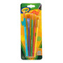 Crayola? Arts & Crafts Brushes, Assorted Sizes & Shapes, Synthetic, Assorted Colors, Pack Of 5