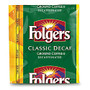 Folgers; Classic Roast Decaffeinated Coffee Packs, 0.9 Oz Bag Of 42