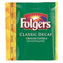 Folgers; Classic Roast Decaffeinated Fraction Packs, 0.9 Oz., Box Of 36