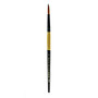 Dynasty Short-Handled Paint Brush, Size 8, Round Bristle, Synthetic, Multicolor