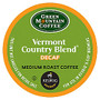 Green Mountain Coffee; Vermont Country Blend Decaffeinated Coffee K-Cup; Pods, 0.4 Oz, Box Of 96