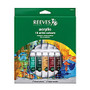 Reeves Acrylic Paint Set, 0.34 Oz, Set Of 18