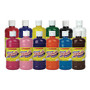 Scholastic Tempera Paint Set, 16 Oz, Assorted Colors, Pack Of 12