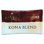 PapaNicholas Coffee 42/CT, Day To Day Kona Blend Pot Pack - Compatible with Drip-coffee Brewer - Caffeinated - Day To Day Kona Blend - 42 / Box