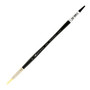 Winsor & Newton Artists' Oil Paint Brush, Size 5, Round Bristle, Hog Hair, Black