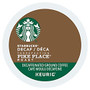 Starbucks; Pike Place Decaffeinated Coffee K-Cups;, 0.10 Oz, Box Of 24