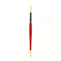 Winsor & Newton University Series Short-Handle Paint Brush, Size 14, Round Bristle, Red