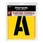 Chartpak Pickett Painting Stencils, Numbers/Letters, 6 inch;