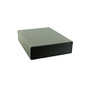 Lineco Drop-Front Storage Box, 11 inch; x 14 inch; x 3 inch;, Black