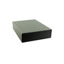 Lineco Drop-Front Storage Box, 16 inch; x 20 inch; x 3 inch;, Black