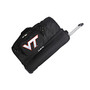 Denco Sports Luggage Rolling Drop-Bottom Duffel Bag, Virginia Tech Hokies, 15 inch;H x 27 inch;W x 14 1/2 inch;D, Black