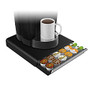 Mind Reader Coffee Pod Storage Drawer, 2 7/8 inch;H x 12 15/16 inch;W x 13 1/4 inch;D, Black