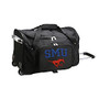 Denco Sports Luggage Rolling Duffel Bag, SMU Mustangs, 22 inch;H x 12 inch;W x 12 inch;D, Black