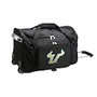 Denco Sports Luggage Rolling Duffel Bag, South Florida Bulls, 22 inch;H x 12 inch;W x 12 inch;D, Black