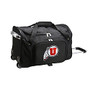 Denco Sports Luggage Rolling Duffel Bag, Utah Utes, 22 inch;H x 12 inch;W x 12 inch;D, Black