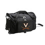 Denco Sports Luggage Rolling Duffel Bag, Virginia Cavaliers, 22 inch;H x 12 inch;W x 12 inch;D, Black